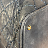 Chanel Navy Iridescent Sea Hit Tote 2012