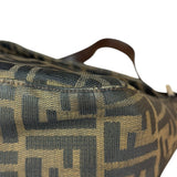 Fendi Vintage Zucca FF Baguette Shoulder Bag