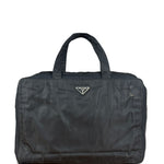 Prada Vintage Black Tessuto Nylon Travel Bag