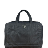 Prada Vintage Black Tessuto Nylon Travel Bag