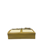 Bottega Veneta Vintage Textured Canvas Flap Shoulder Bag