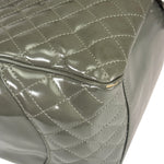 Chanel Grey Patent Leather Mademoiselle Kelly Flap Bag 2008