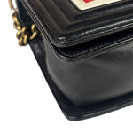 Chanel Multicolor Lambskin Crest S Boy Bag