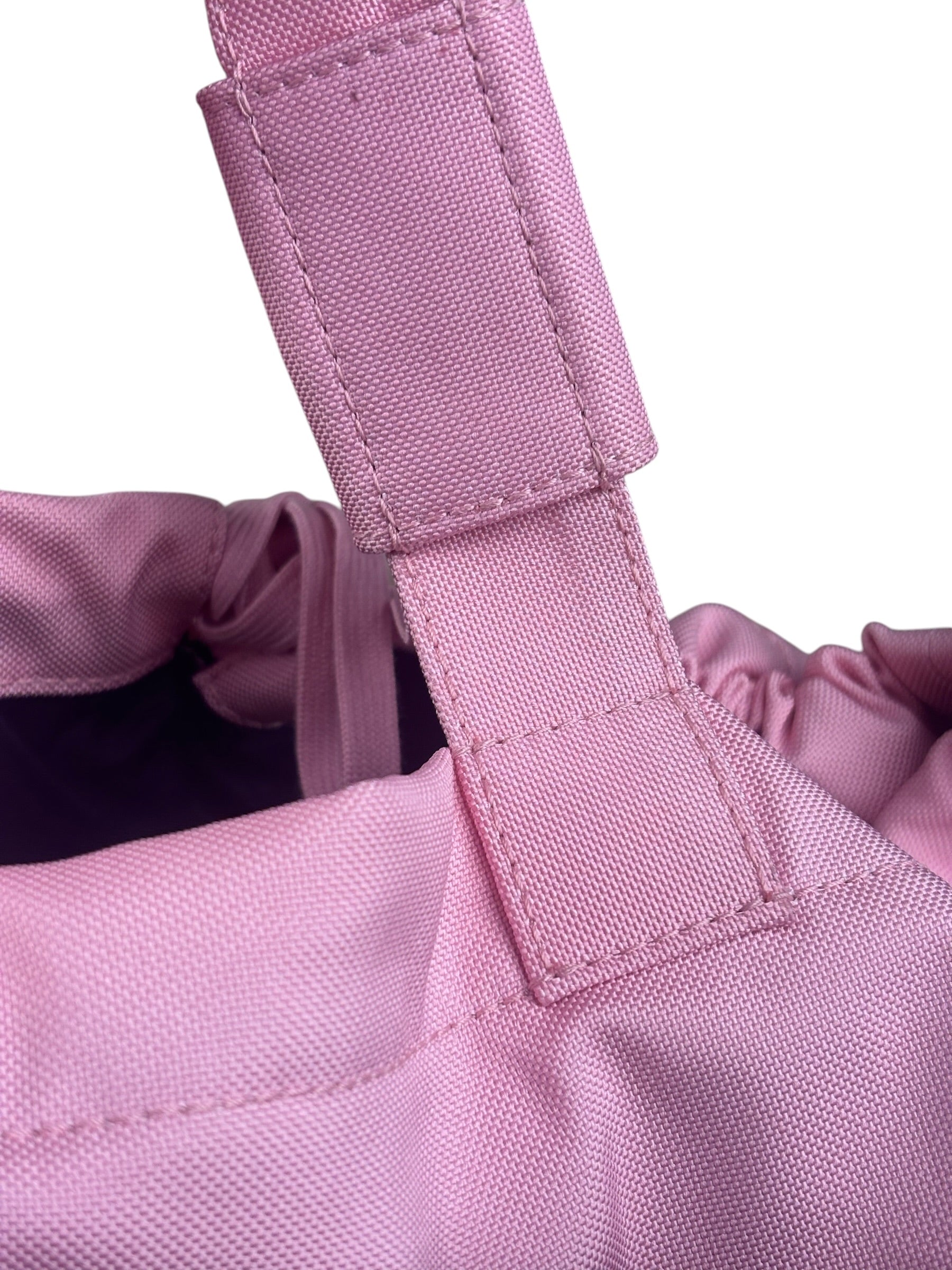 Balenciaga Pink/Black 24/7 Layered Mesh Tote Bag