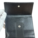 Gucci Vintage Black Leather Bi-Fold Wallet