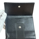 Gucci Vintage Black Leather Bi-Fold Wallet