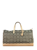 Coach Signature Jacquard Canvas Voyager Duffle Bag