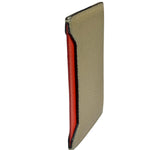 Celine Brown/Red Leather Card Holder