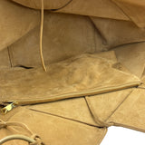 Bottega Veneta Beige Suede/Leather Trim Intrecciato Flower Basket Tote