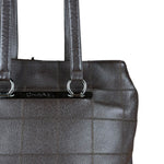 Chanel Brown Leather Chocolate Bar Tote 2004