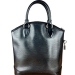 Louis Vuittonn Black Epi Lockit Handbag