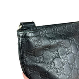 Gucci GG Black Leather Crossbody Bag