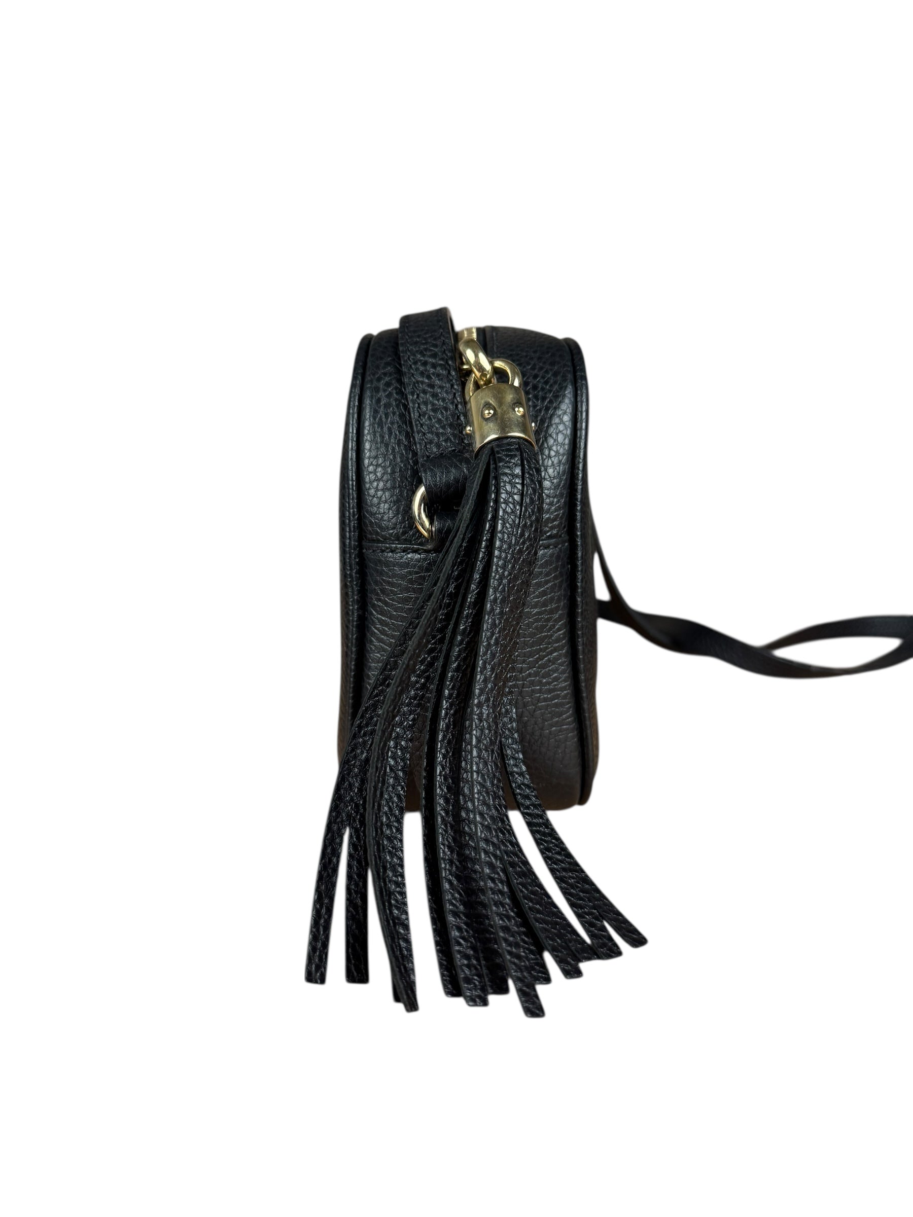 Gucci Black GG Camera Crossbody Bag