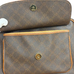 Bally Vintage Leather Coated Monogram Handbag