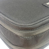 Prada Beauty Black Canvas Travel Cosmetic Pouch