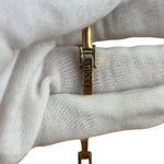 Gucci Vintage Gold 1100L Interchangeable Bezel Bangle
