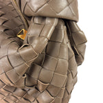 Bottega Veneta Brown Intrecciato Teen Jodie Hobo Bag
