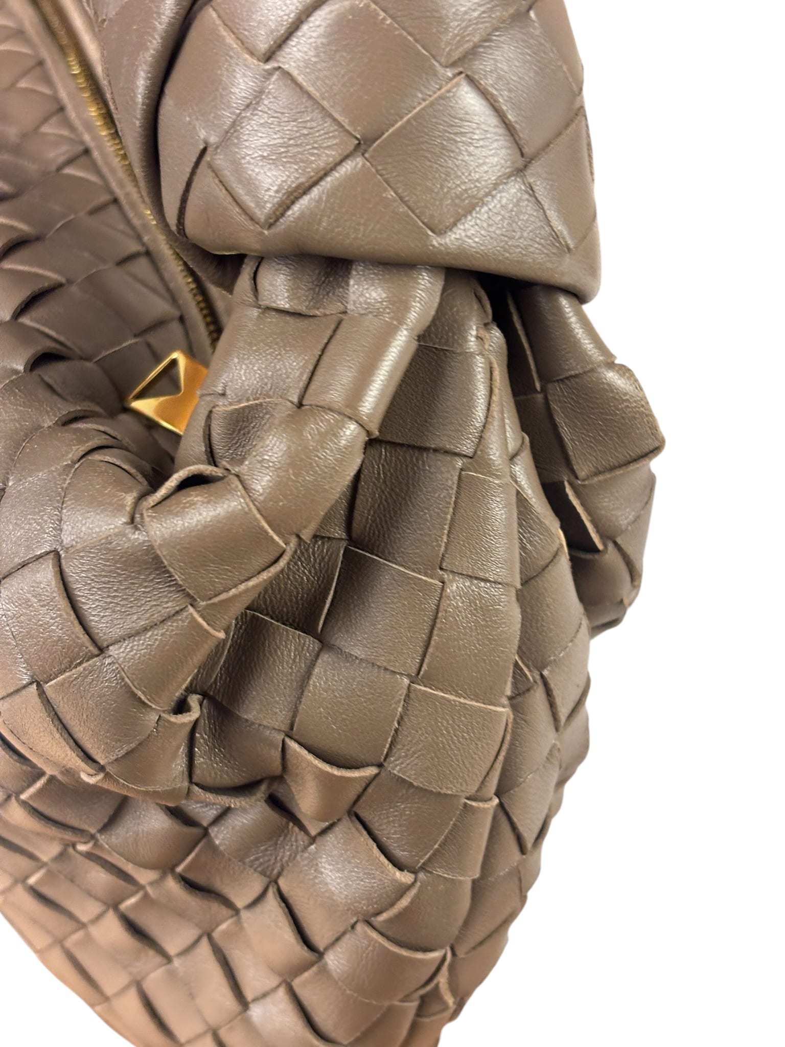 Bottega Veneta Brown Intrecciato Teen Jodie Hobo Bag
