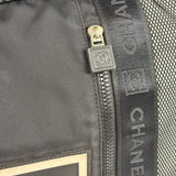Chanel Black NylonSport Line Duffle Mesh Large Bag 2000's