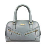 Gucci Blue Leather Micro GG Bowler Bag