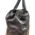 Prada Black Leather Tote Bag