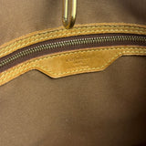 Louis Vuitton Leather Batignolles Horizontal Canvas Monogram Tote Bag