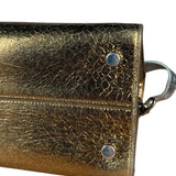 Christian Dior Diorever Gold Leather 2Way Handbag