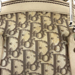 Christian Dior Vintage Monogram Flower Frame Satchel Hand Bag