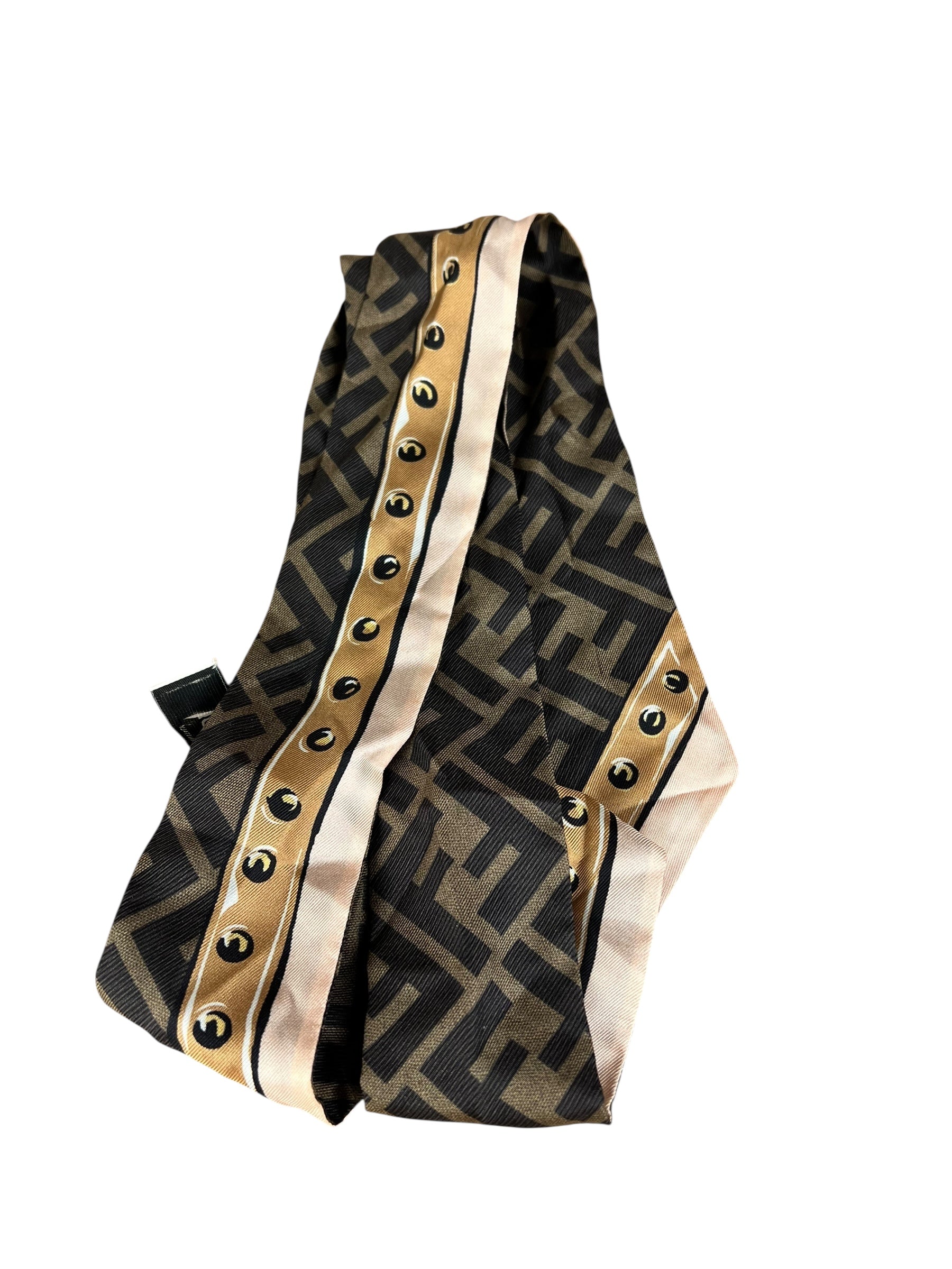 Fendi FF Silk Wrappy Scarf