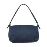 Fendi FF Wave Buckle Denim Baguette