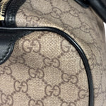 Gucci Beige Leather Gg Supreme Italian Flag Joy Boston Bag