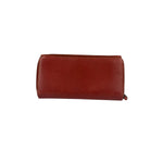Coach Red Leather Zip Wallet