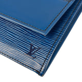 Louis Vuitton Blue Epi Jena Clutch