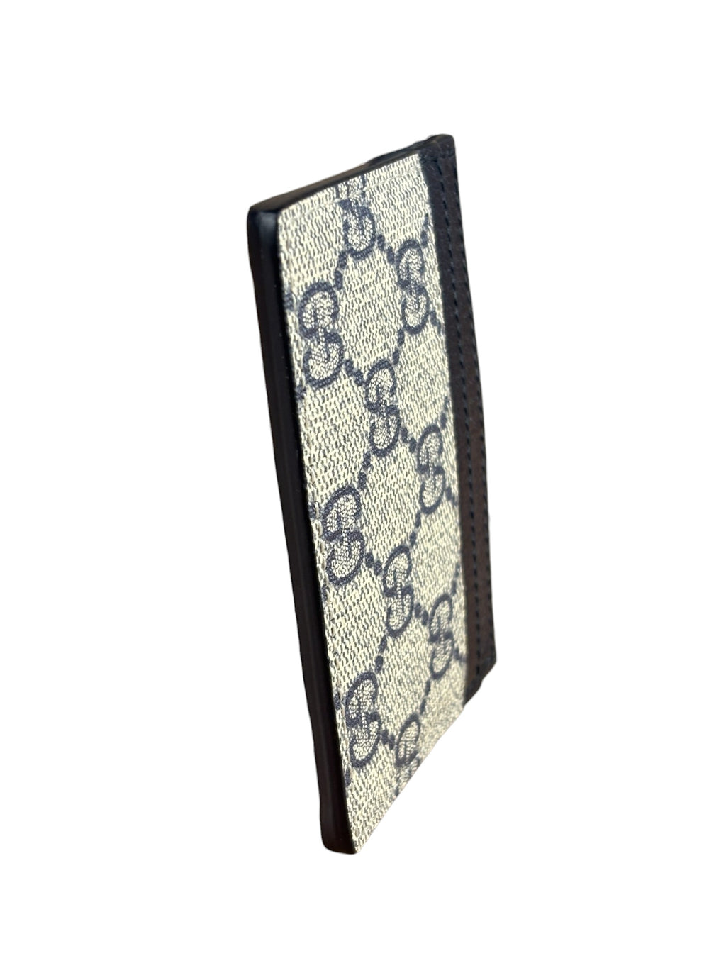 Gucci Navy Leather Ophidia Card Holder