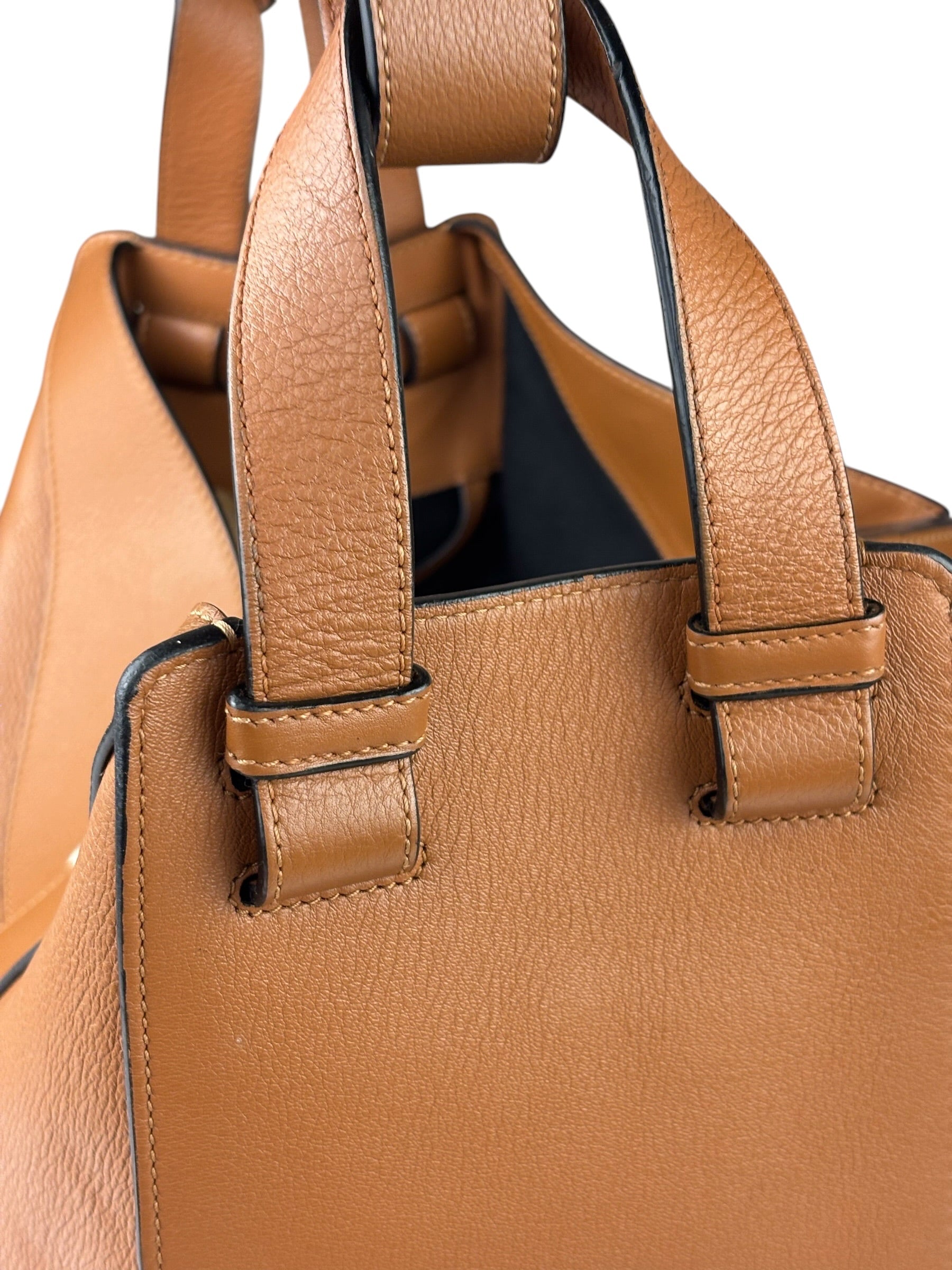 Loewe Tan Brown Calfskin Hammock Shoulder Bag