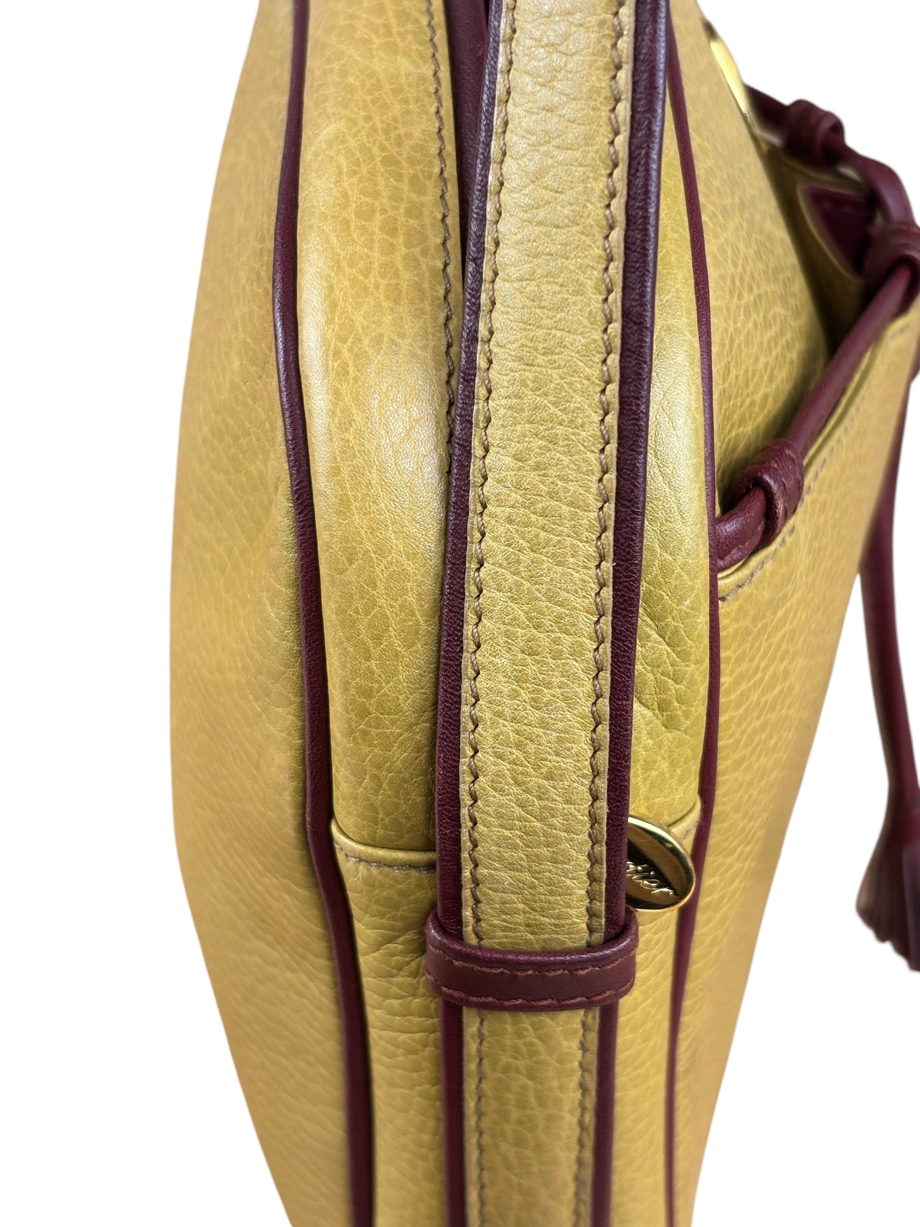 Cartier Vintage Leather Crossbody Camera Bag
