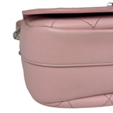 Chanel Pink Stitch Quilt Ring My Bag 2Way Flap 2017