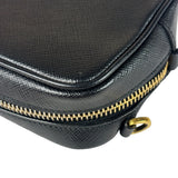 Prada Black Saffiano Leather Mini Camera Bag
