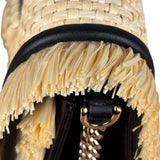 Bvlgari Serpenti Forever Mini Raffia Bag Beige