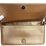 Chanel Gold Calfskin Chocolate Bar Shoulder Bag 2002