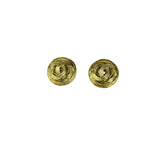 Chanel Gold CC Embellished Earrings