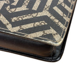 Gucci Beige/Black GG Caleido Web Zip Crossbody Bag