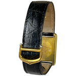 Cartier Must De Tank Tri Color Black Strap