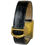 Cartier Must De Tank Tri Color Black Strap
