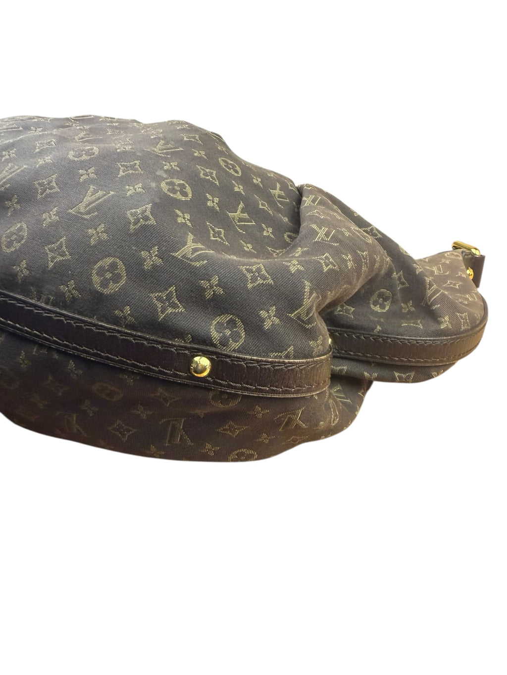 Louis Vuitton Black/Brown Leather Trim Monogram Idylle Rhapsody Hobo Bag