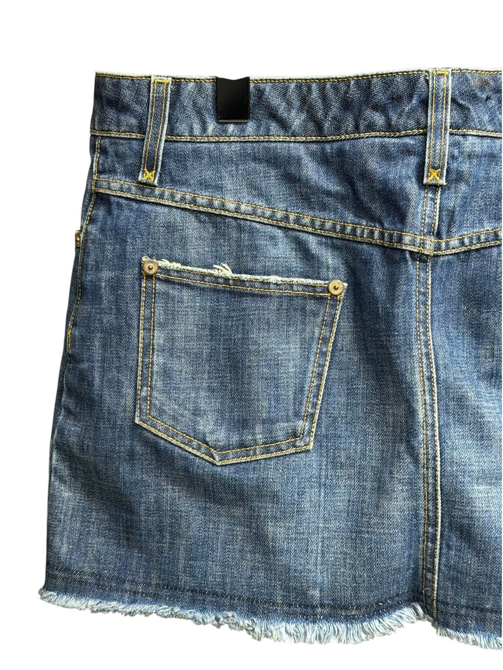 2003 Dolce & Gabbana Denim Italia Mini Skirt