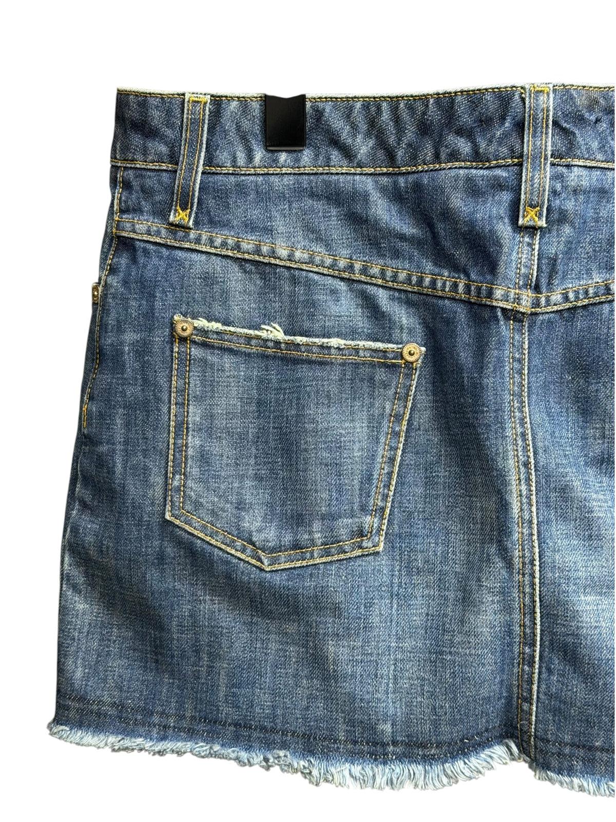 2003 Dolce & Gabbana Denim Italia Mini Skirt