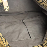 Fendi Vintage Gold Shimmer Zucca Shoulder Bag