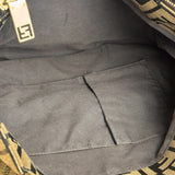 Fendi Vintage Gold Shimmer Zucca Shoulder Bag