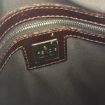 Fendi Vintage FF Zucca Print Mini Boston Handbag